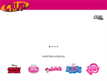 Tablet Screenshot of crup.com.ar