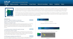 Desktop Screenshot of crup.org.ar